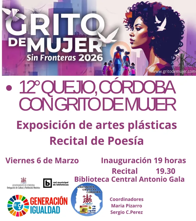 Cartel grito de mujer 2026, expo